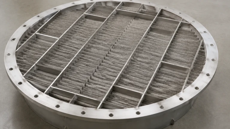 Demister Pad in Vessel visual guide