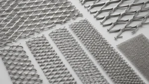 Diamond Expanded Metal Mesh Sizes visual guide