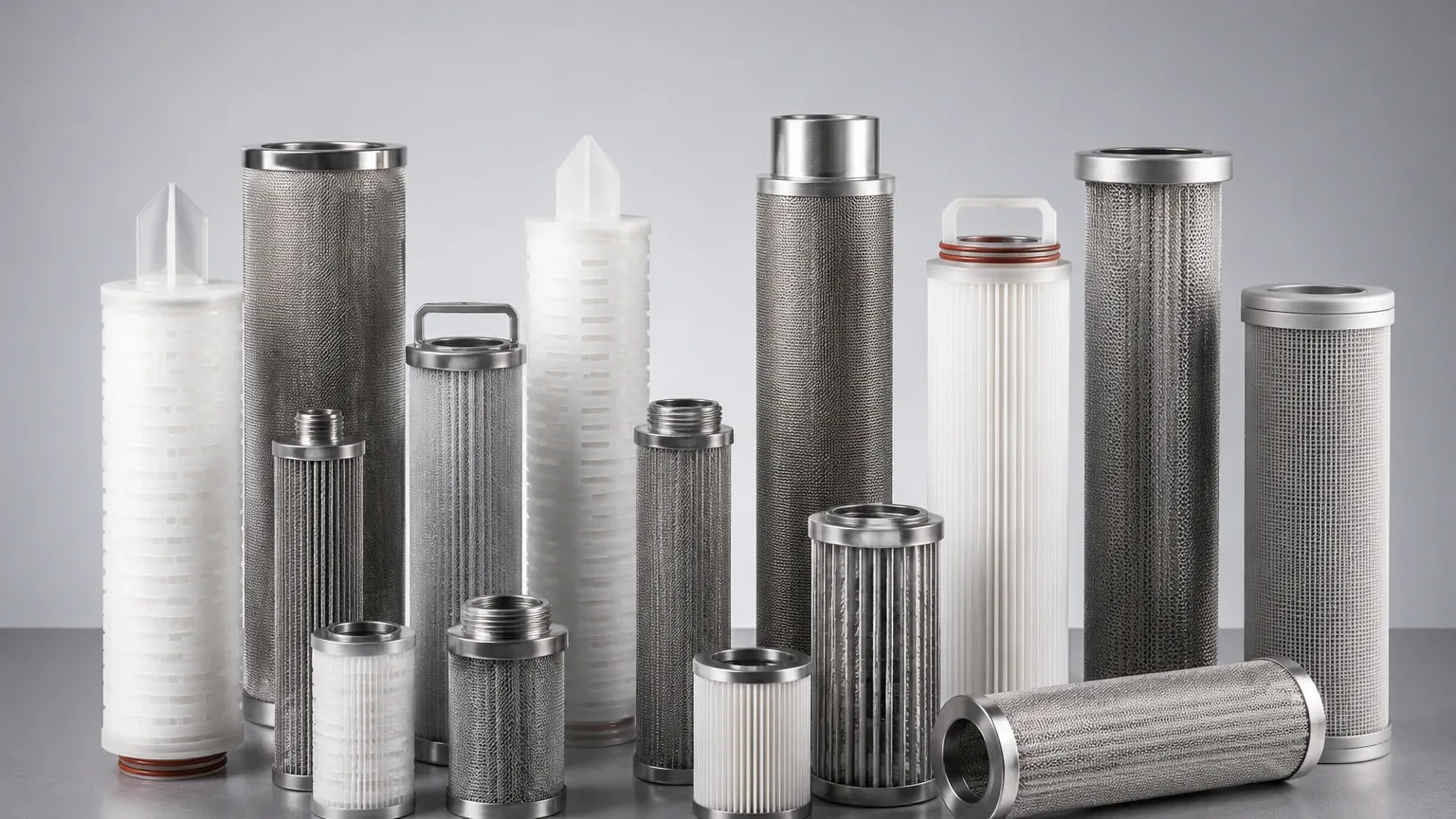 Different Types of Water Filter Cartridges visual guide