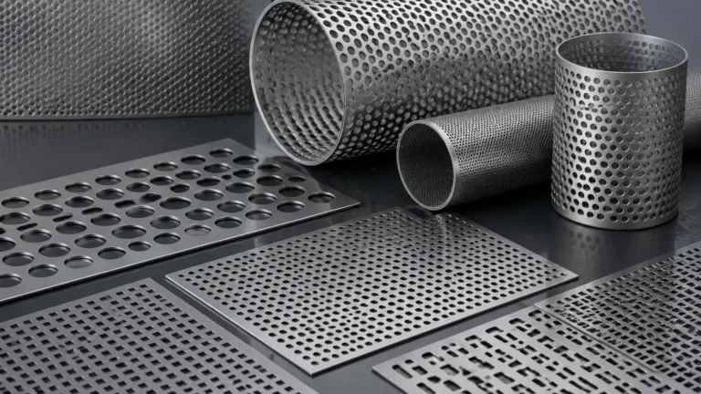Dimensi Perforated Metal visual guide