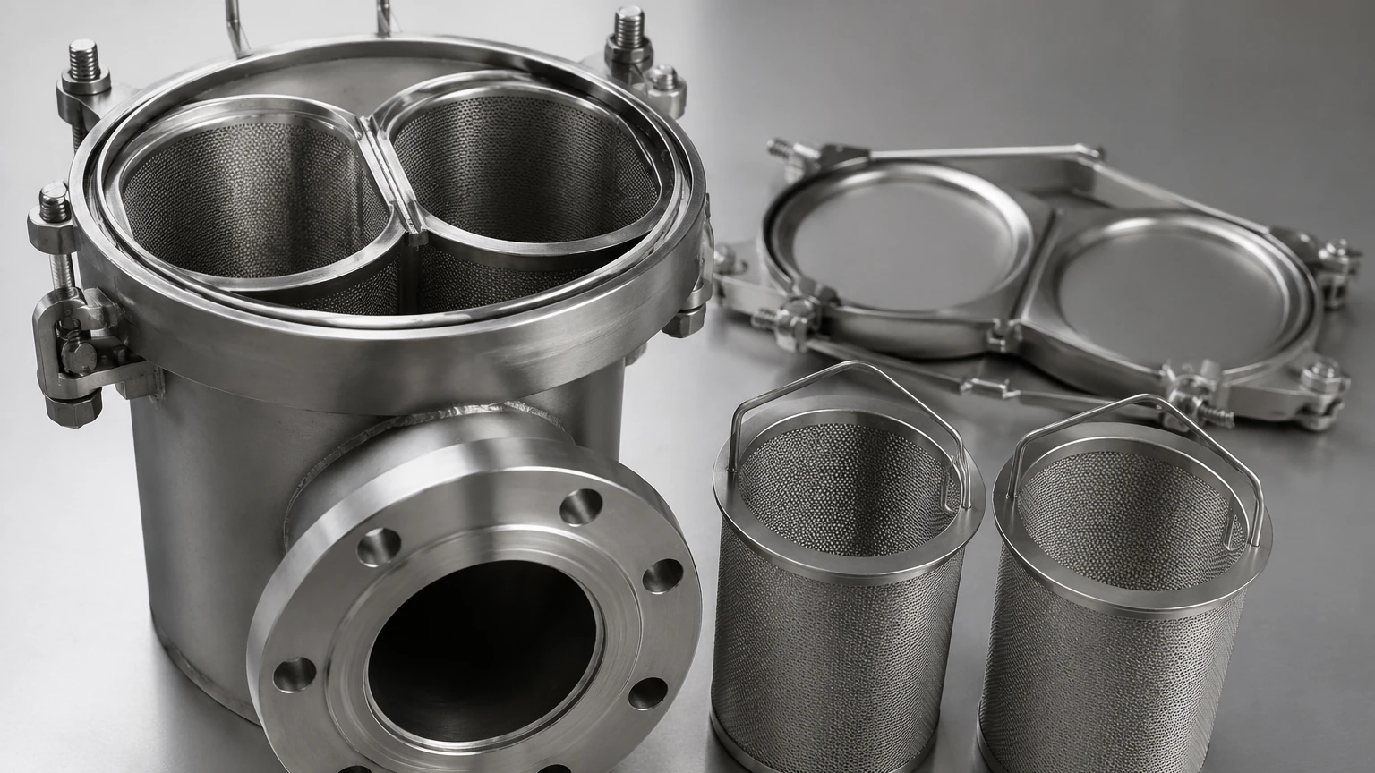 Dual Basket Strainer Dual Basket Strainer visual guide