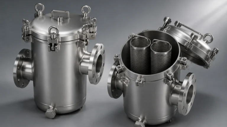 Duplex Basket Strainer visual guide