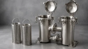 Duplex Basket Type Strainer visual guide
