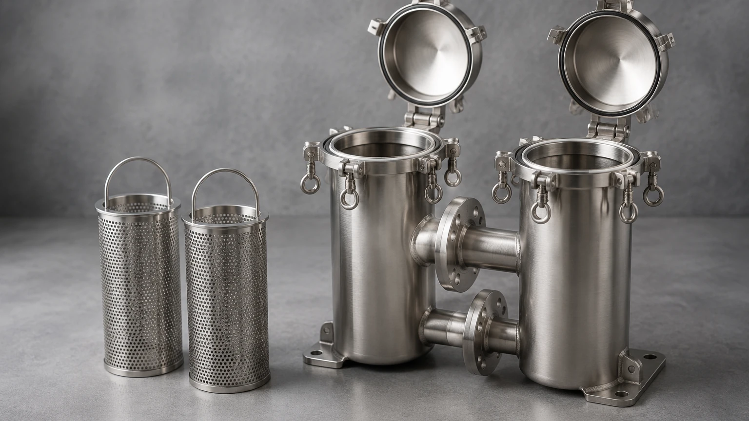 Duplex Basket Type Strainer visual guide