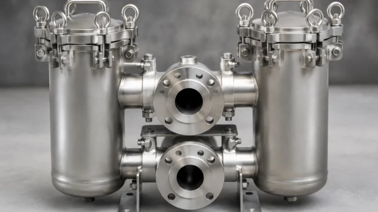 Duplex Water Strainer visual guide