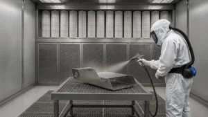 Dust Collection Booth visual guide