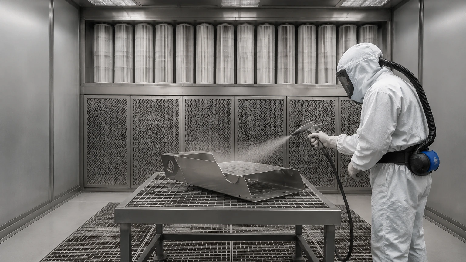 Dust Collection Booth Dust Collection Booth visual guide
