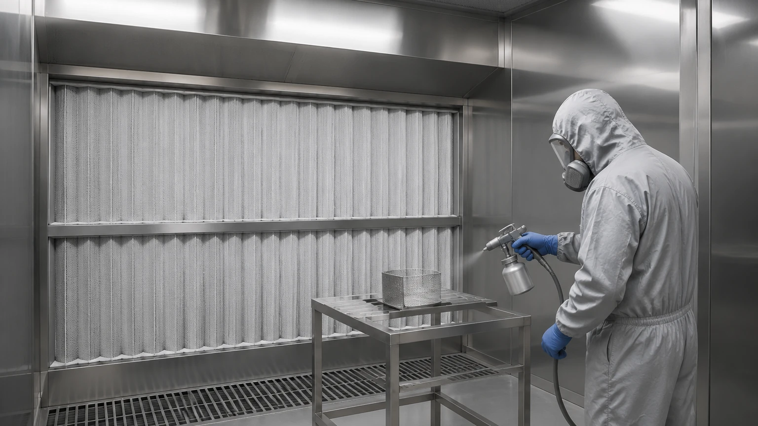 Dust Control Booth Dust Control Booth visual guide