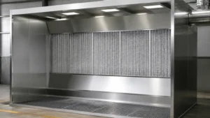 Dust Extraction Booth visual guide