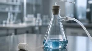 Erlenmeyer Flask with Vacuum visual guide