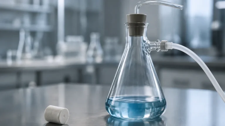 Erlenmeyer Flask with Vacuum visual guide