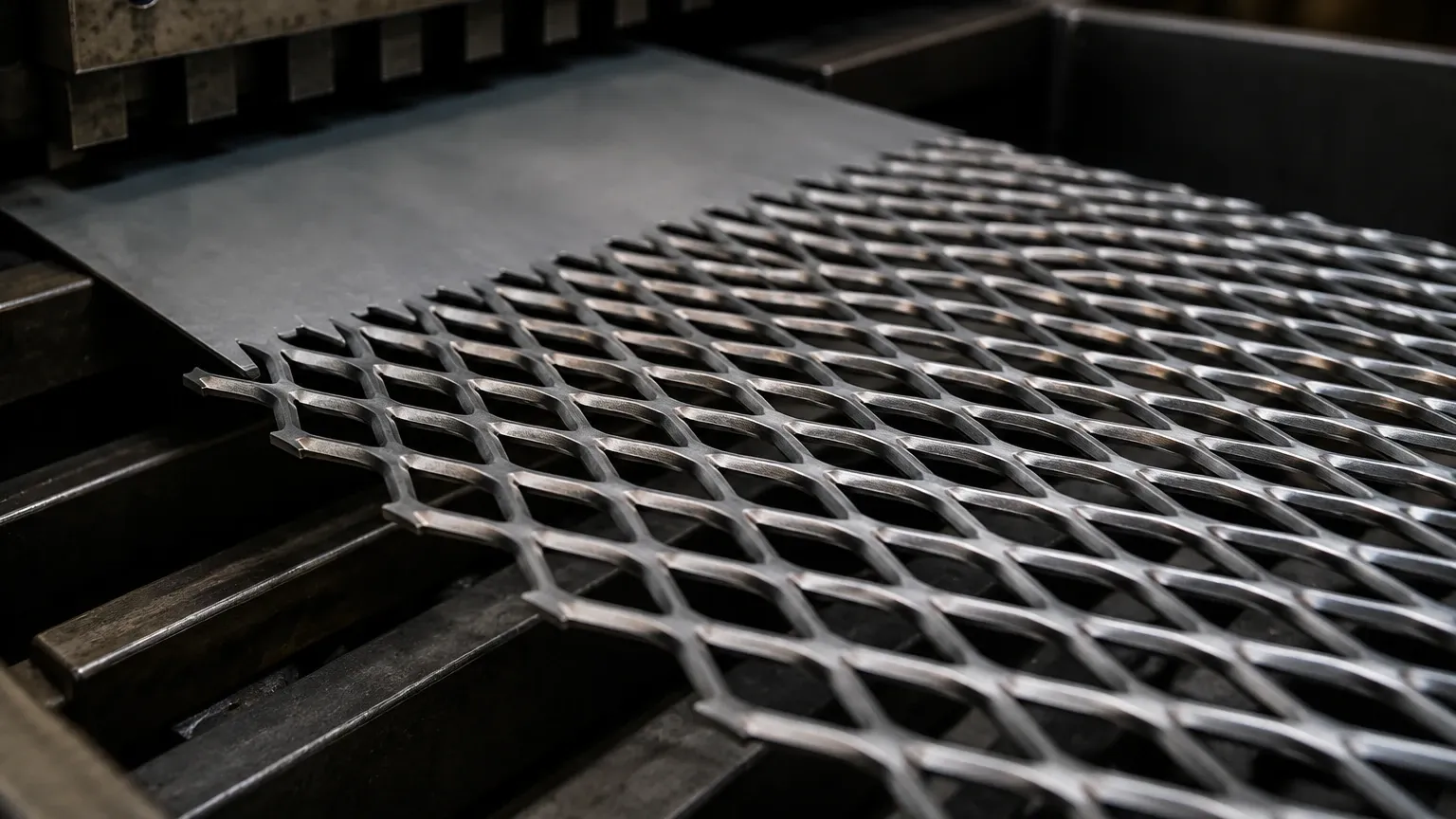 Expanded Metal Being Made Expanded Metal Being Made visual guide