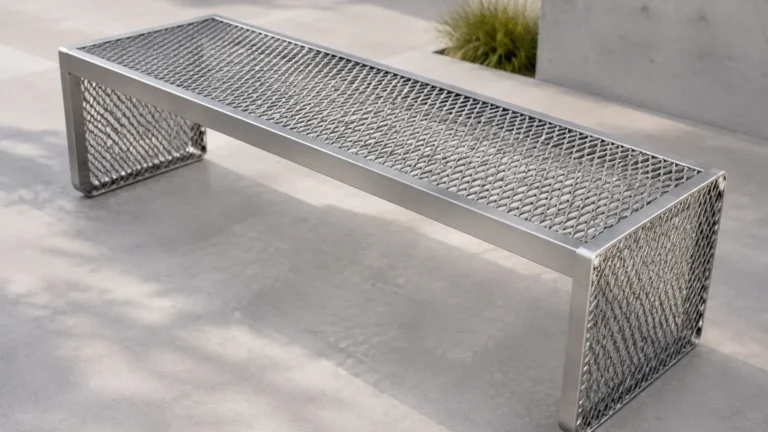 Expanded Metal Bench visual guide