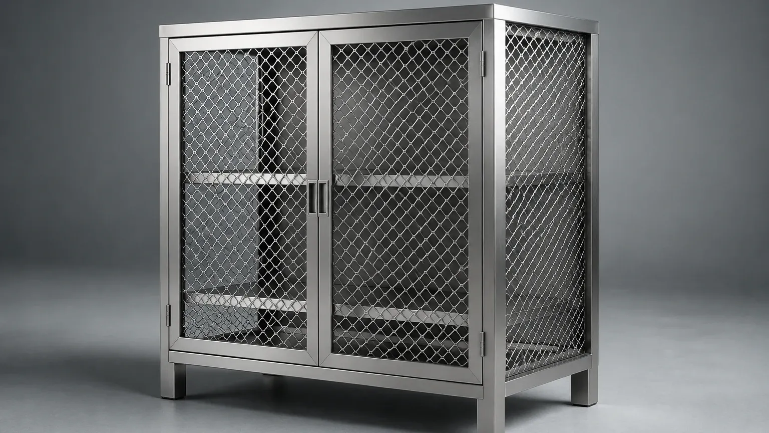 Expanded Metal Cabinet Expanded Metal Cabinet visual guide