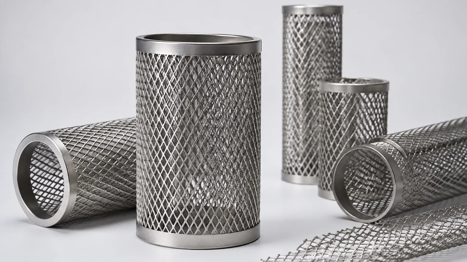 Expanded Metal Cylinder Expanded Metal Cylinder visual guide