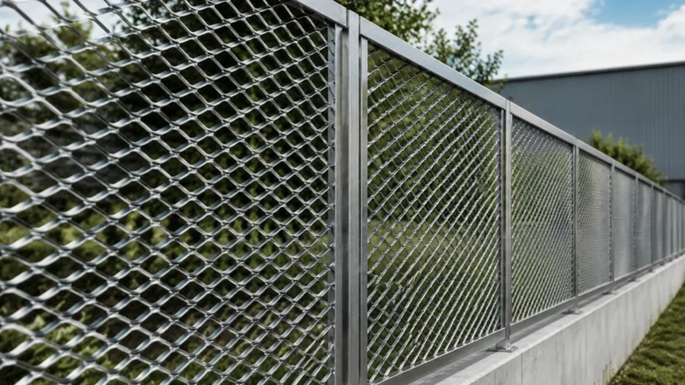 Expanded Metal Fence visual guide