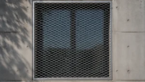 Expanded Metal Over Window visual guide