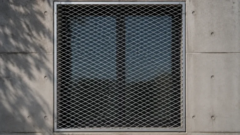 Expanded Metal Over Window visual guide