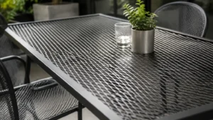 Expanded Metal Table Top visual guide