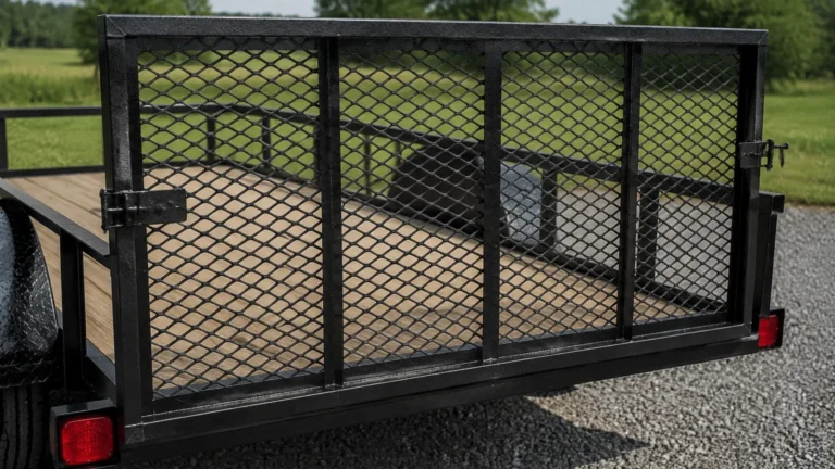 Expanded Metal Trailer Gate visual guide