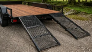Expanded Metal Trailer Ramp visual guide