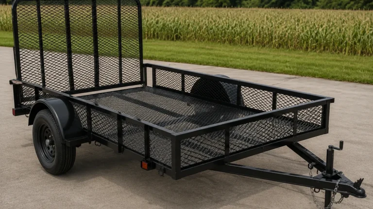 Expanded Metal Utility Trailer visual guide