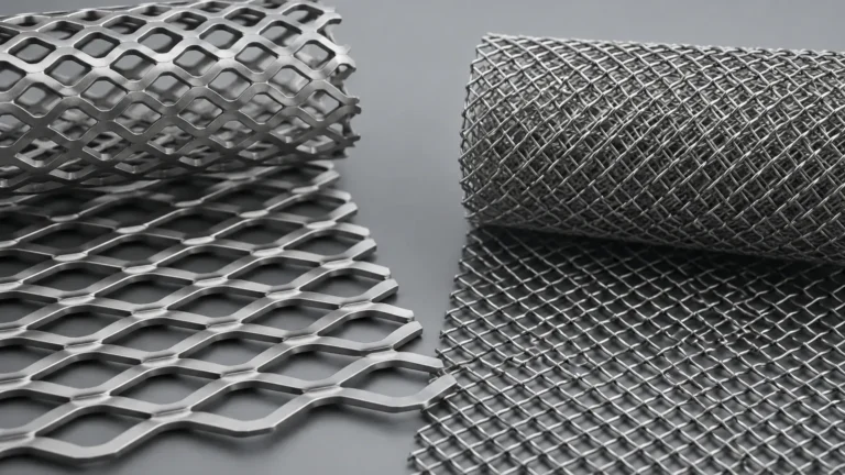 Expanded Metal vs Diamond Mesh visual guide