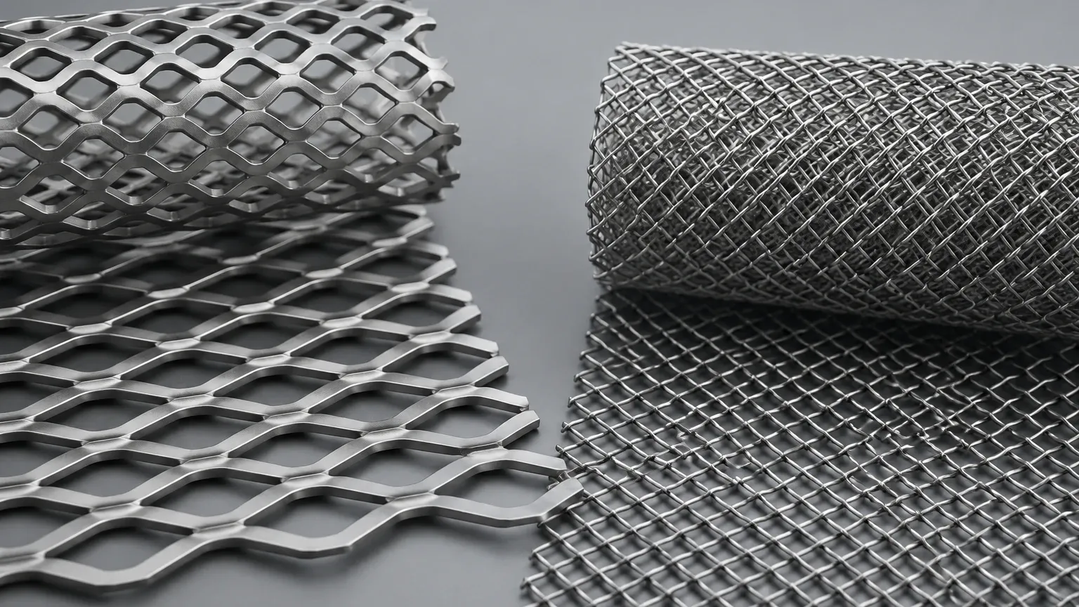 Expanded Metal vs Diamond Mesh Expanded Metal vs Diamond Mesh visual guide
