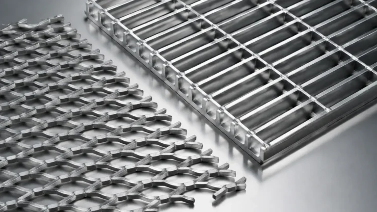 Expanded Metal vs Grating visual guide