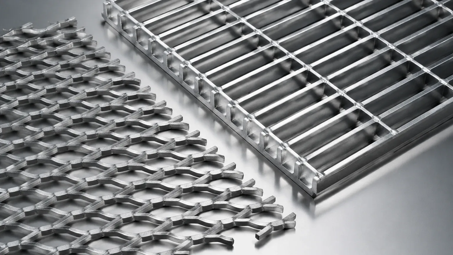 Expanded Metal vs Grating Expanded Metal vs Grating visual guide