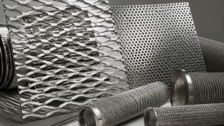 Expanded Metal vs Perforated Metal visual guide