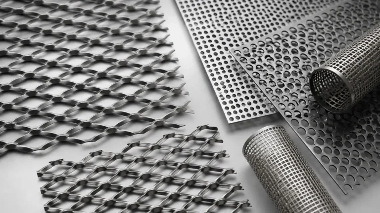 Expanded Metal vs Serrated visual guide