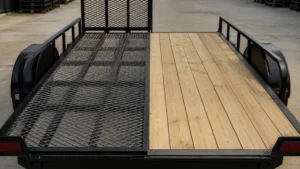 Expanded Metal vs Wood Trailer visual guide