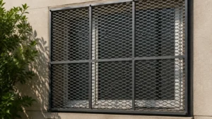 Expanded Metal Window Guards visual guide