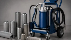 Filter Cart Hydraulic Oil visual guide