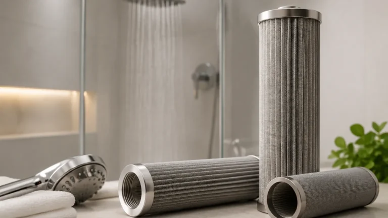 Filter Cartridge Shower visual guide