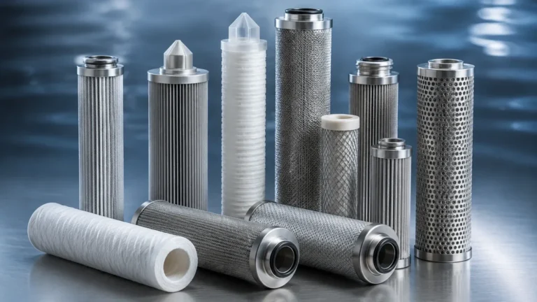 Filter Cartridges Water visual guide