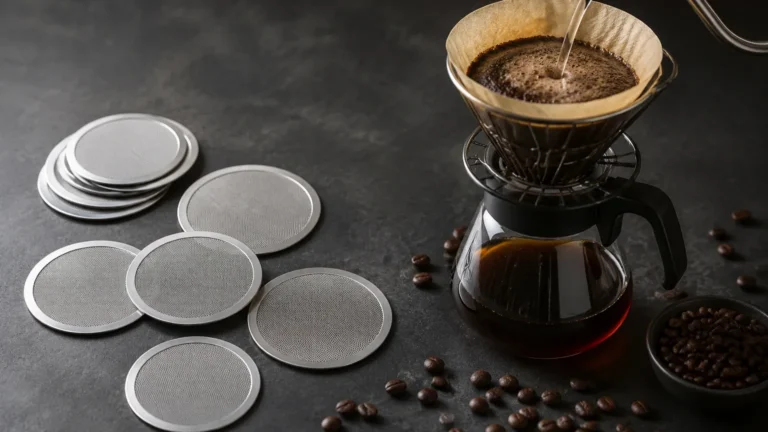 Filter Disc Coffee visual guide