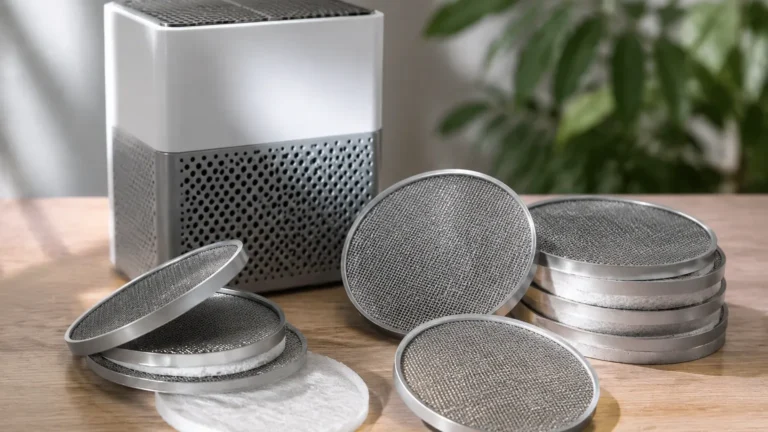 Filter Pack for Desktop Air Purifier visual guide