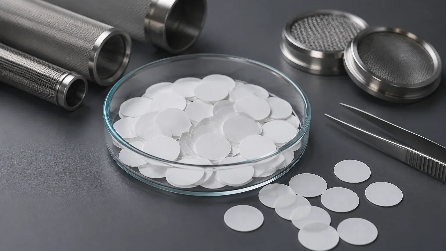 Filter Paper Discs 6mm visual guide