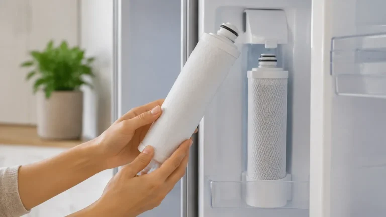Filter Replacement Refrigerator visual guide