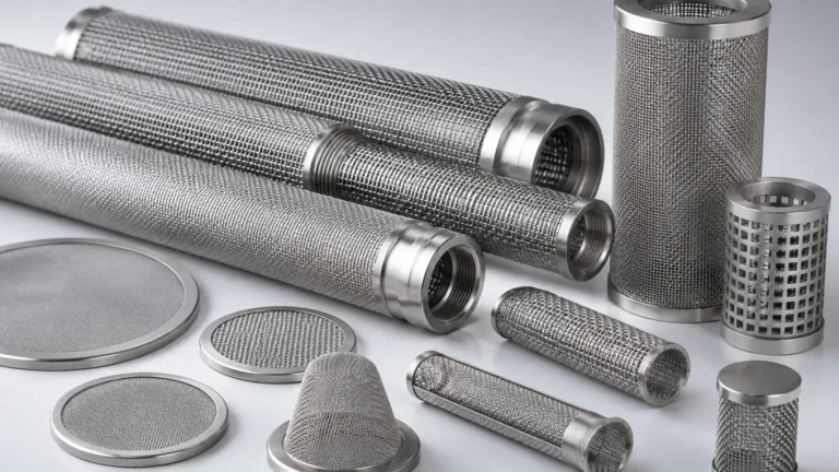 Filter with Wire Mesh visual guide