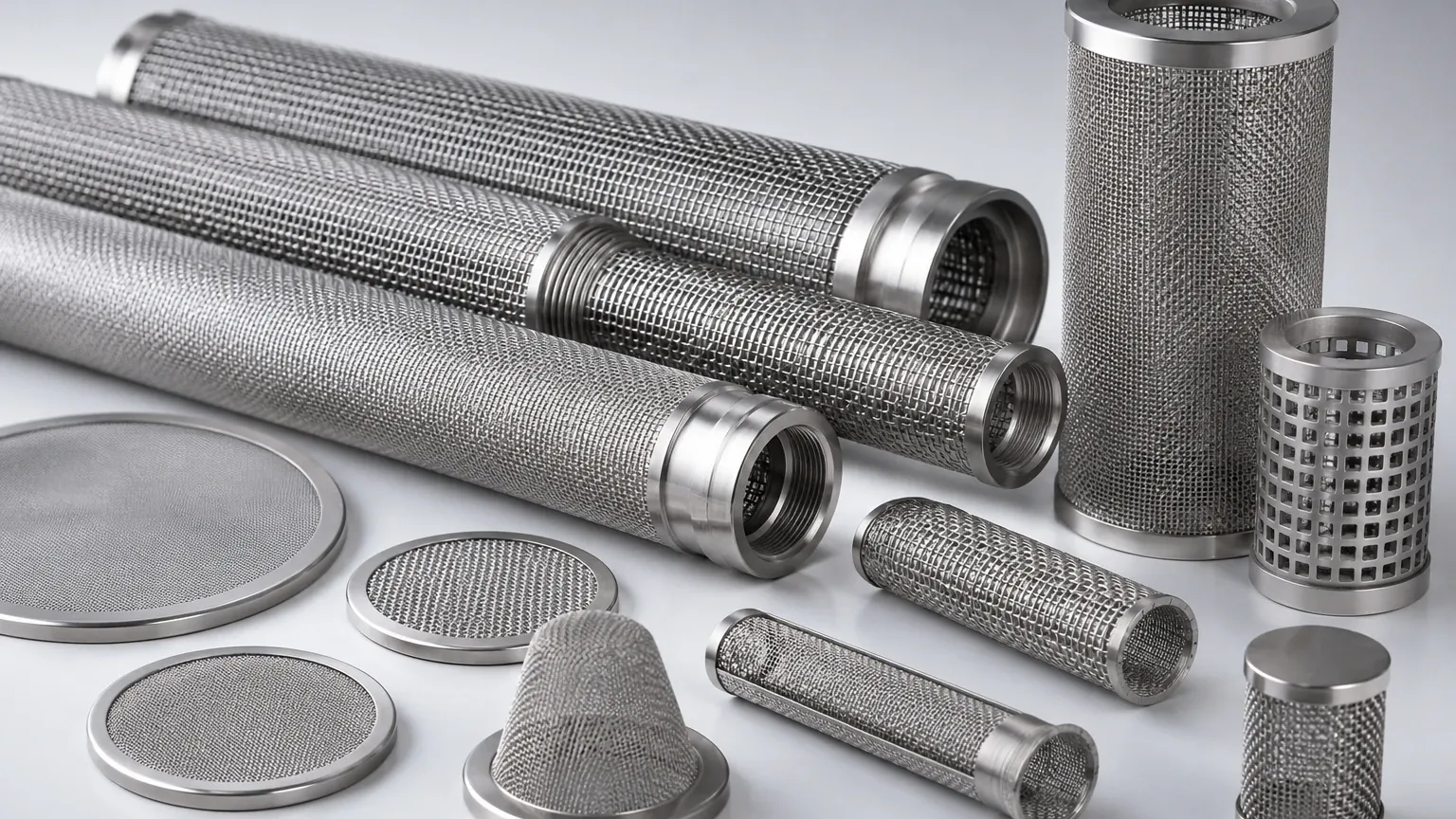 Filter with Wire Mesh visual guide