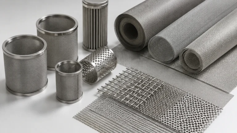 Filtering Micron Mesh visual guide