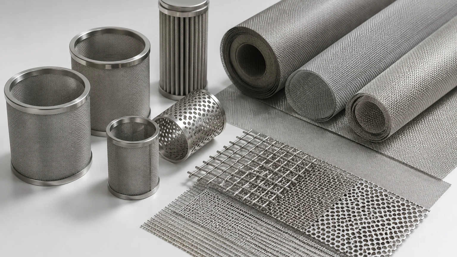 Filtering Micron Mesh visual guide