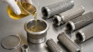 Filtering New Oil visual guide