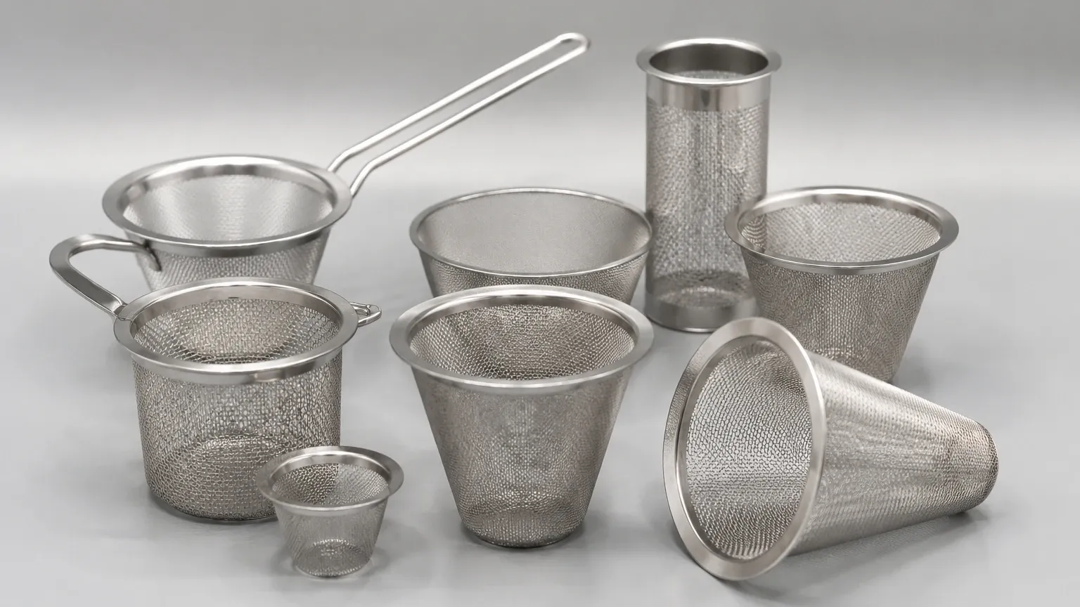 Fine Strainers Fine Strainers visual guide