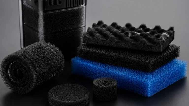 Fish Tank Filter Foam visual guide