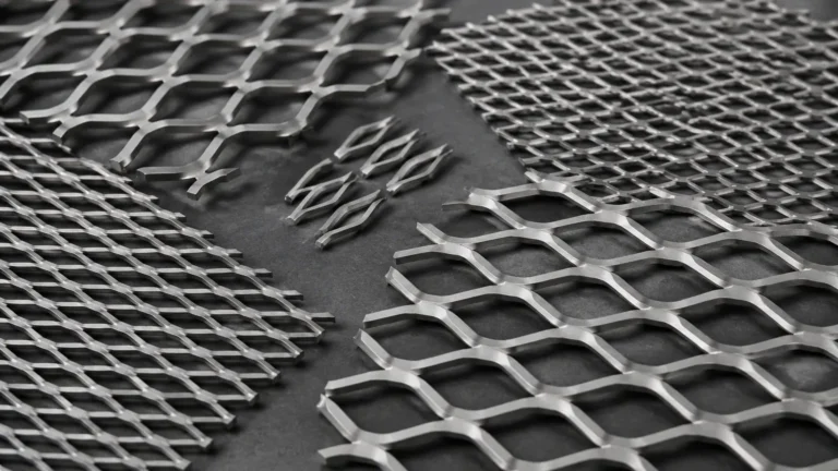 Flat Expanded Metal Size Chart visual guide