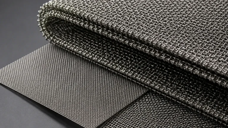 Flat Top Woven Wire Mesh visual guide